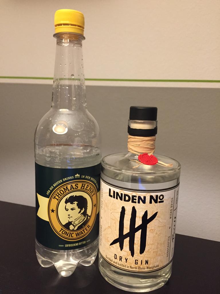 Linden No 4 Gin und Thomas Henry Tonic Water
